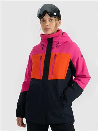 Dámská lyžařská bunda 4F NeoDry 10 000 mm H₂O/ 8 000 g/m² Růžová